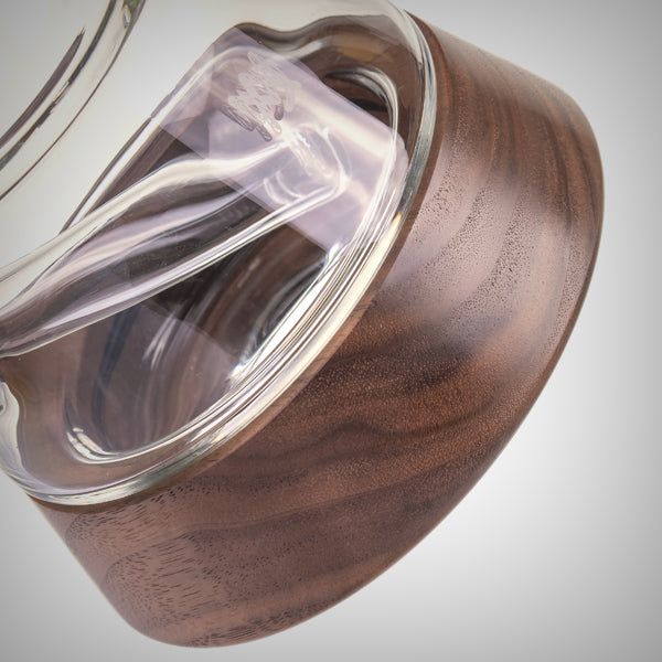 MJ Arsenal Alpine Lookout Water Pipe with Walnut Accents