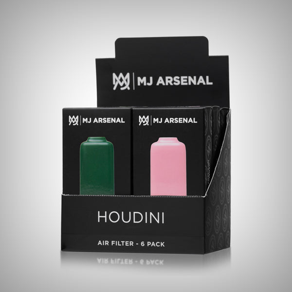 MJ Arsenal Houdini smoke filter multipack portable odor control