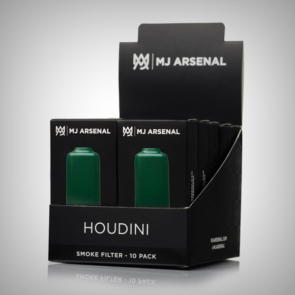 Houdini smoke filter 6 pack by MJ Arsenal carbon filter