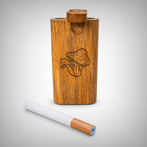 MysticShroom Dugout Wooden Dugout with One Hitter by The Mill | Storage Solutions | 421Store online smoke shop