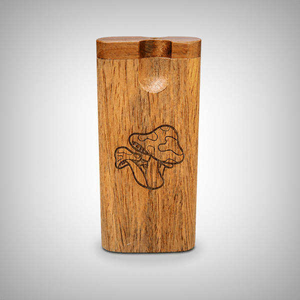MysticShroom Dugout Wooden Dugout with One Hitter by The Mill | Storage Solutions | 421Store online smoke shop