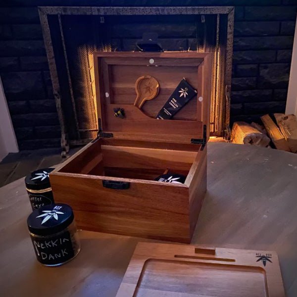 OG Bzz Box - Large Wooden Stash Box (9" x 7" x 6") by Bzz Box | Storage Solutions | 421Store online smoke shop