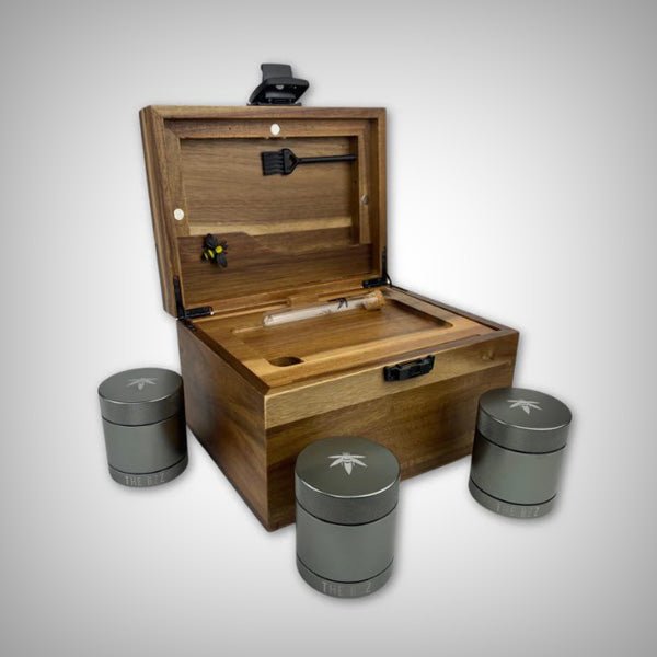 OG Bzz Box - Large Wooden Stash Box (9" x 7" x 6") by Bzz Box | Storage Solutions | 421Store online smoke shop