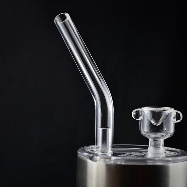 Quartz Mouthpiece and Glass Bowl from The Polar Blast by The Polar Blast | Water Pipes | 421Store online smoke shop