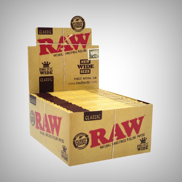 RAW Classic Rolling Papers King Size Slim – Natural Unbleached by RAW | rolling paper | 421Store online smoke shop