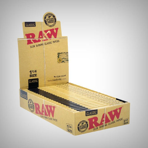 RAW Classic Rolling Papers King Size Slim – Natural Unbleached by RAW | rolling paper | 421Store online smoke shop