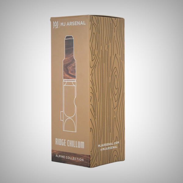 Ridge Glass Chillum from MJ Arsenal - Alpine Series by MJ Arsenal | Bongs & Waterpipes | 421Store online smoke shop