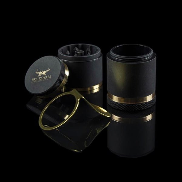 Royale G™ - 5 Piece Luxury Herb Grinder (With Storage) by Pre - Royale | Grinders | 421Store online smoke shop