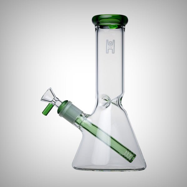 small glass water pipe beaker base stable design