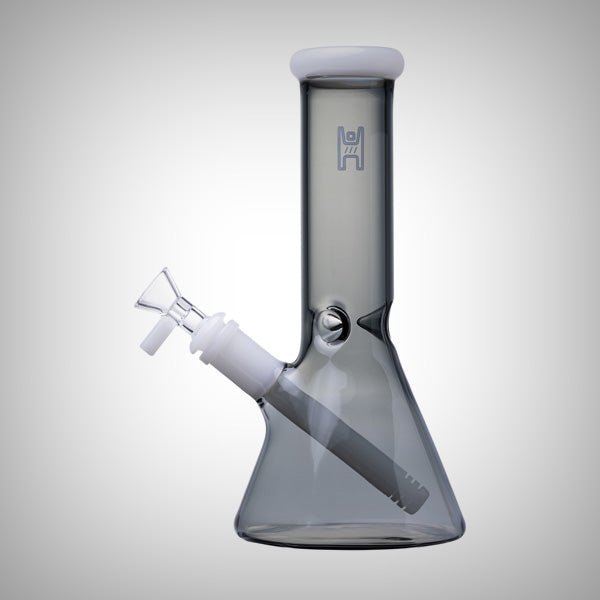 small glass water pipe beaker base stable design