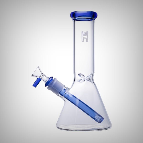 small glass water pipe beaker base stable design