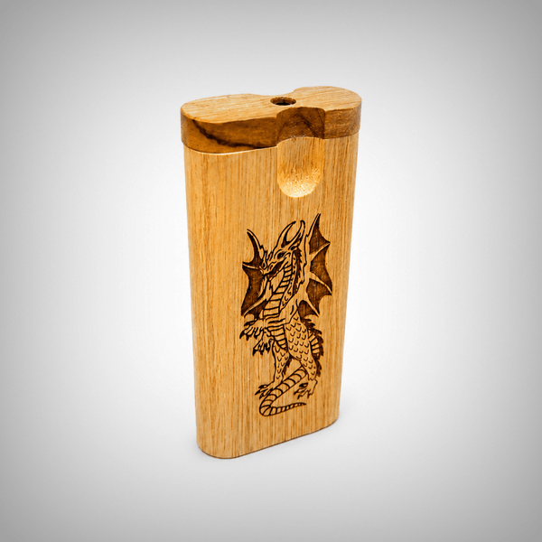 The Mill Dragon Dugout – Lasered Wood Design by The Mill | Storage Solutions | 421Store online smoke shop