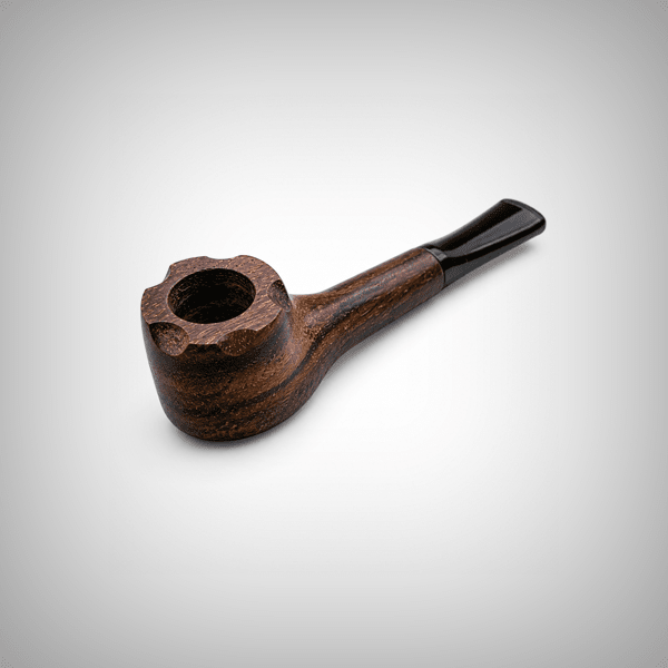 The Mill L-2 Small Wooden Smoking Pipe with Carved Bowl by The Mill | Pipes & Blunts | 421Store online smoke shop
