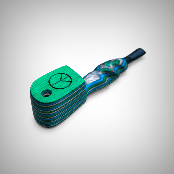 The Mill Peace Sign Wood Pipe with Lid Online by The Mill | Pipes & Blunts | 421Store online smoke shop