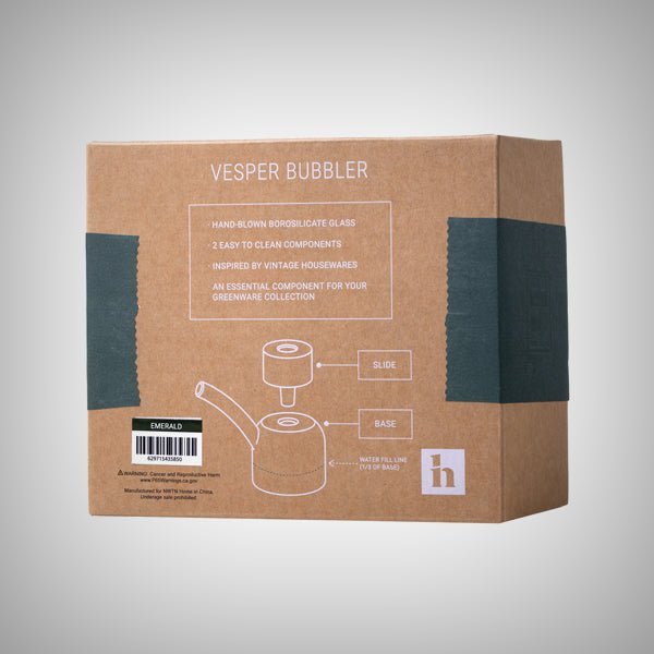 Vesper Bubbler by NWTN Home | Easy-to-Clean Glass Bubbler by NWTN Home | gravity bong | 421Store online smoke shop