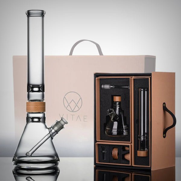 Vitae Glass 16" Classic Beaker Bong – Smooth Hits & Easy Cleaning by Vitae Glass | Bongs & Waterpipes | 421Store online smoke shop