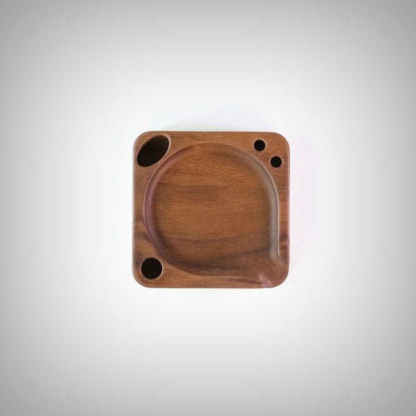 Walnut Rolling Tray & Storage Station From Smoke Honest by Smoke Honest | Pipes & Blunts | 421Store online smoke shop