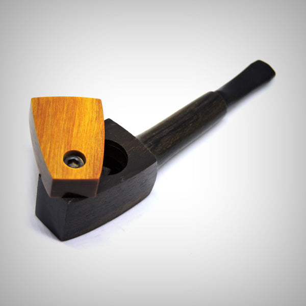 The Mill G-1 Cocobolo Wood Pipe with Diamond Wood Cap