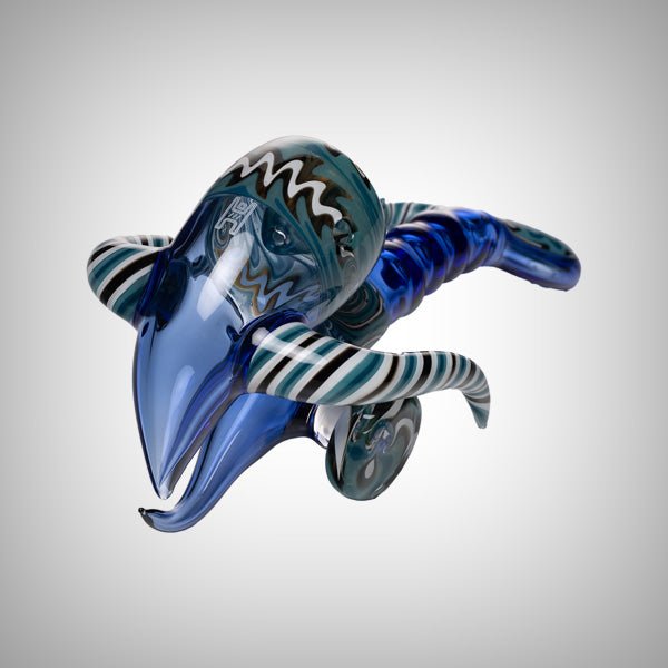 Worked Sherlock Glass Smoking Pipe from Human Grade by Human Grade | Pipes & Blunts | 421Store online smoke shop