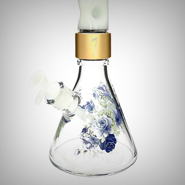 18" Halo Moonlight Rose Beaker - Single Stack by Prism Waterpipes | glass bongs | 421Store online smoke shop