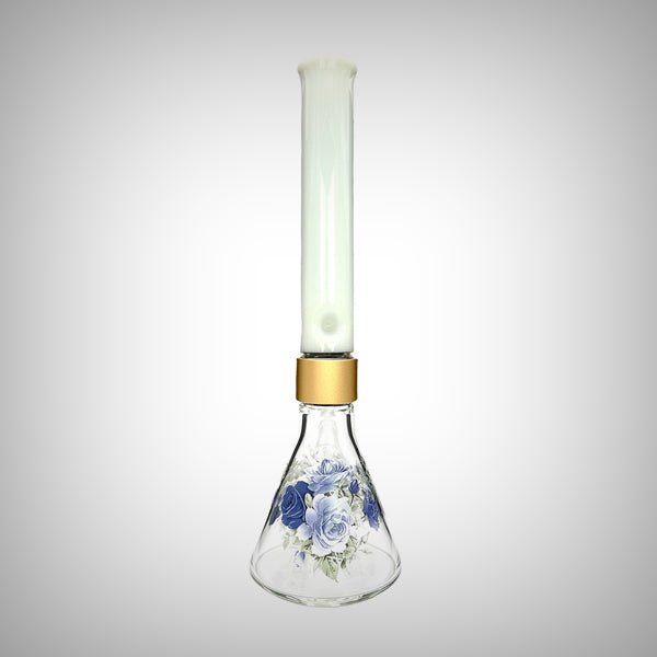 18" Halo Moonlight Rose Beaker - Single Stack by Prism Waterpipes | glass bongs | 421Store online smoke shop
