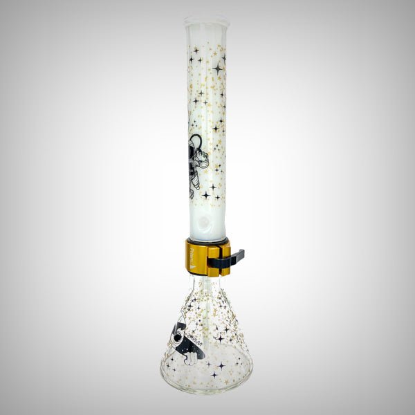 18" Spaced Out Prism Beaker - Single Stack by Prism Waterpipes | glass bongs | 421Store online smoke shop