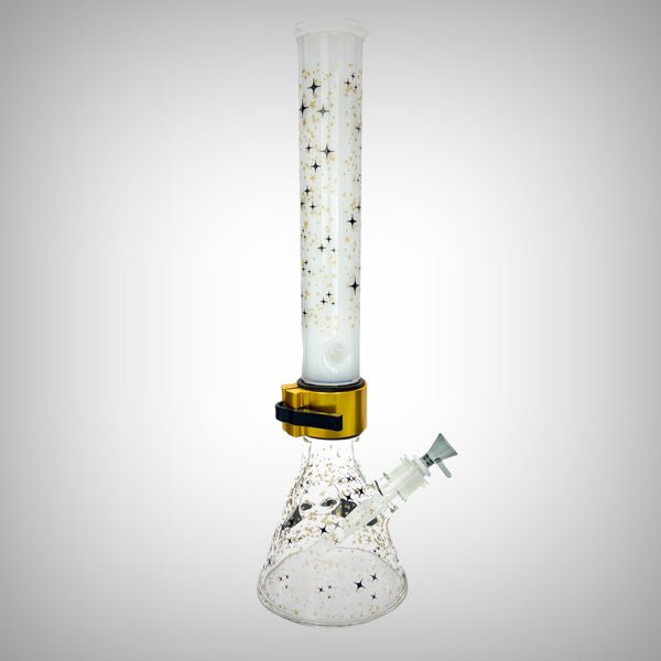 18" Spaced Out Prism Beaker - Single Stack by Prism Waterpipes | glass bongs | 421Store online smoke shop