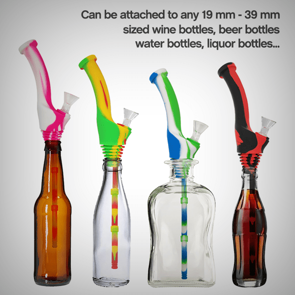 8" Universal Traveler Water Bottle Pipe by Waxmaid | Water Pipe | 421Store online smoke shop
