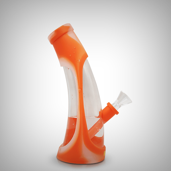 8.5" Horn Silicone Glass Water Pipe from Waxmaid by Waxmaid | Bubblers | 421Store online smoke shop