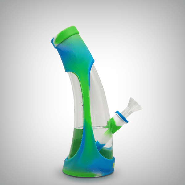 8.5" Horn Silicone Glass Water Pipe from Waxmaid by Waxmaid | Bubblers | 421Store online smoke shop