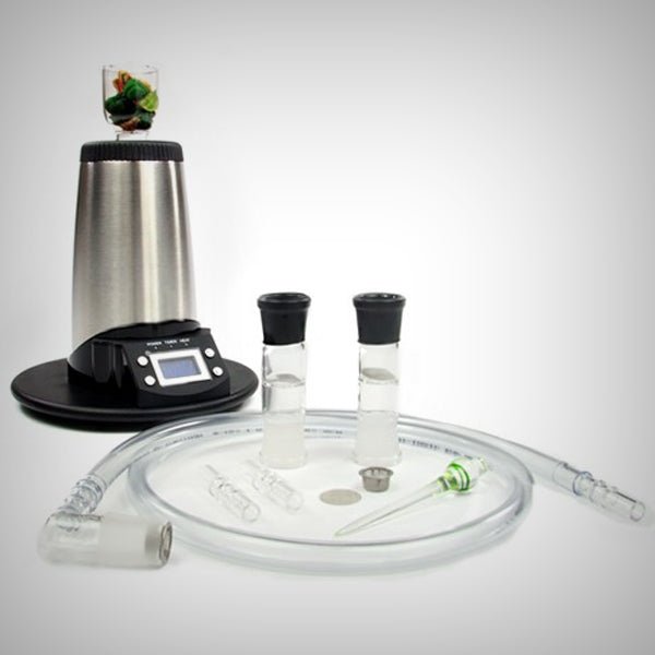 Arizer V-Tower direct-draw vaporizer with three-foot whip
