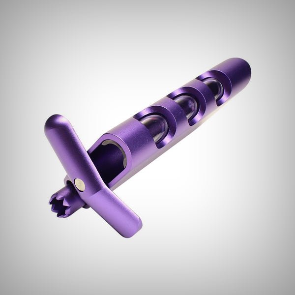 Black GRAV Dugout with spring loaded aluminum taster