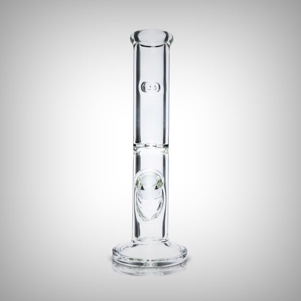 Close-up of the Tank Straight Tube reinforced glass base and lower tube