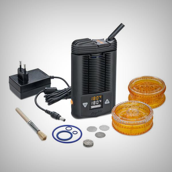 Close-up of the USB-C charging port on the STORZ & BICKEL MIGHTY+ Vaporizer