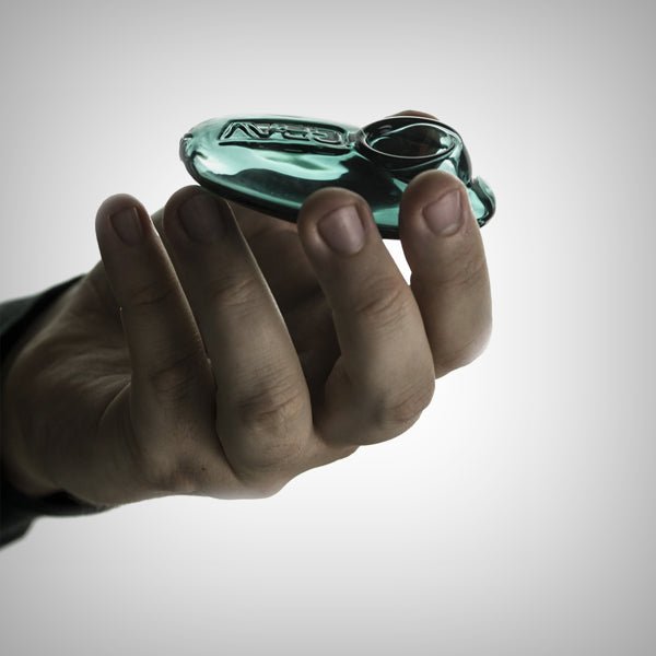 Compact GRAV Pebble Spoon glass hand pipe