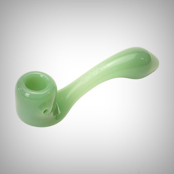 GRAV® Sherlock glass hand pipe with left-side carb