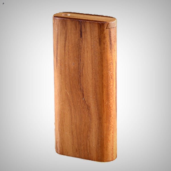 Large Teak Slider Dugout wooden one hitter box with slide top lid
