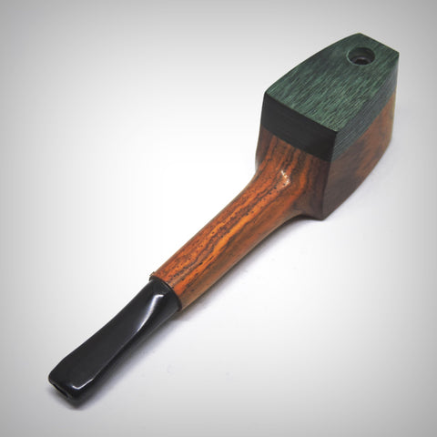 Mill Wooden Pipe with Sliding Cover handcrafted from hardwood
