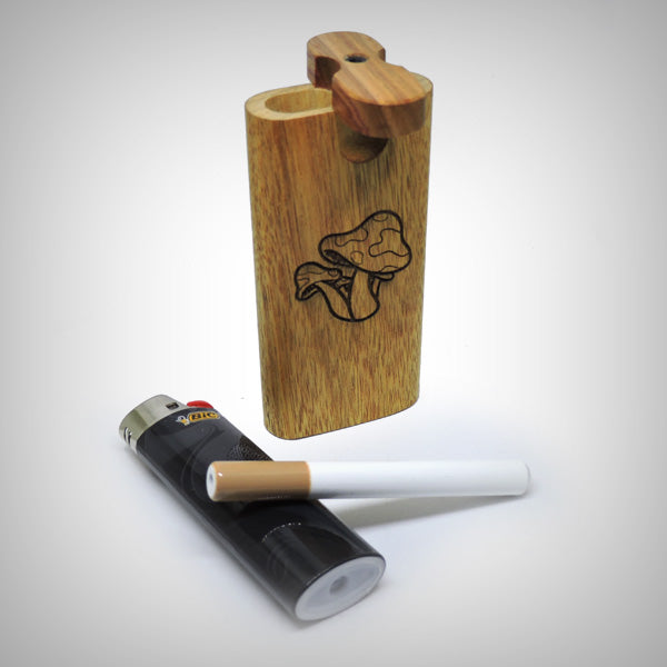 MysticShroom dugout handcrafted from hardwood