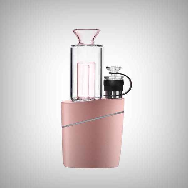 Pink VLAB Halo V2 Smart E-Rig rear view with glass bubbler and USB-C port