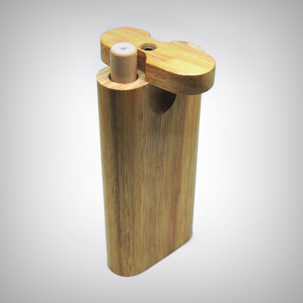 Portable weed dugout with one hitter