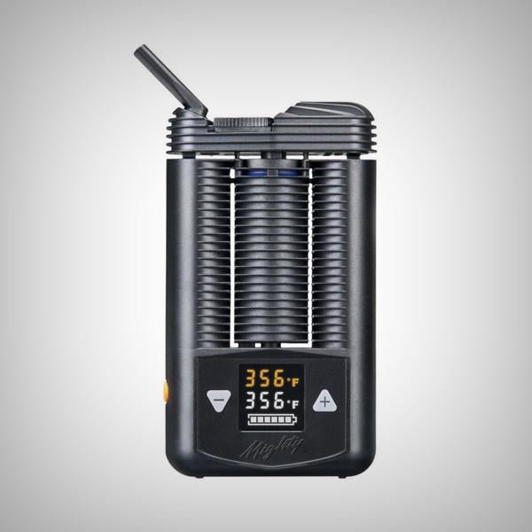 STORZ & BICKEL MIGHTY+ Vaporizer displayed beside its retail box