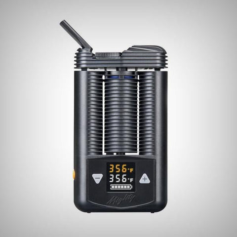 STORZ & BICKEL MIGHTY+ Vaporizer displayed beside its retail box