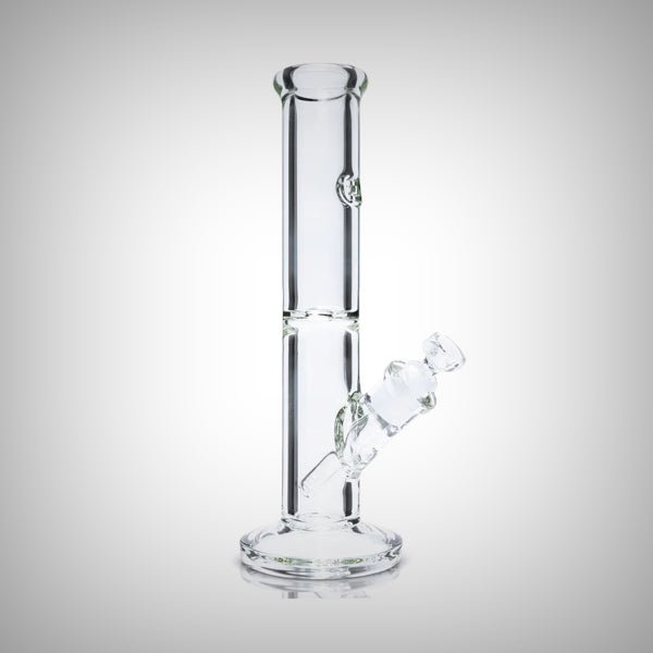 Tank Straight Tube 12-inch water pipe displayed inside an open black carrying bag