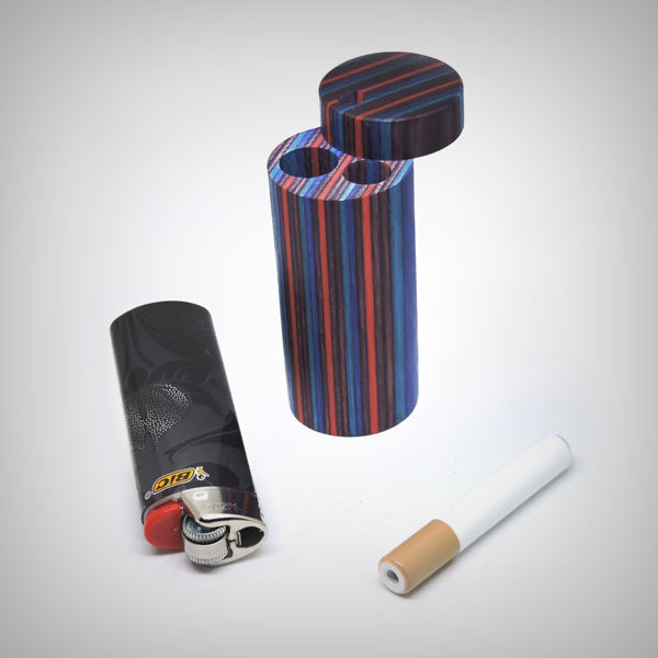 Cylindrical ElegantCraft Wooden Dugout by The Mill by The Mill | Storage Solutions | 421Store online smoke shop