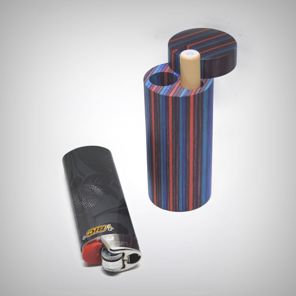 Cylindrical ElegantCraft Wooden Dugout by The Mill by The Mill | Storage Solutions | 421Store online smoke shop