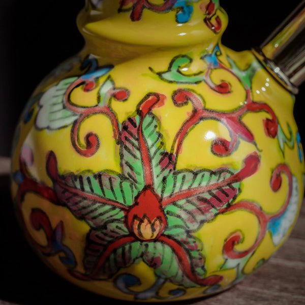 Famille Jaune from Minh Le Studio - Hand Made Ceramic Bong by Minh Le Studio | Water Pipe | 421Store online smoke shop
