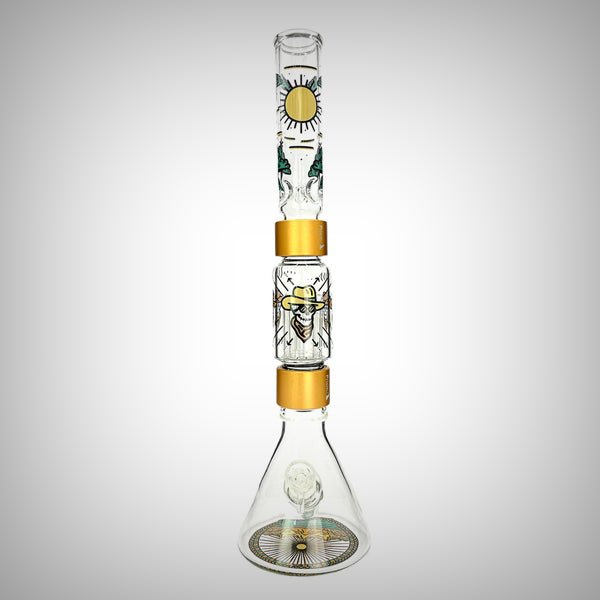 Halo Desert Dream’n Beaker - Double Stack by Prism Waterpipes | glass bongs | 421Store online smoke shop