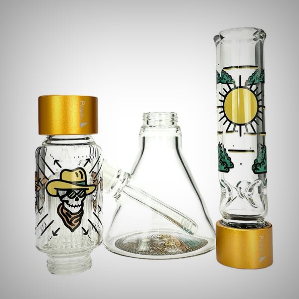 Halo Desert Dream’n Beaker - Double Stack by Prism Waterpipes | glass bongs | 421Store online smoke shop