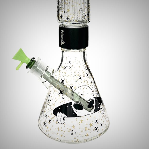 Halo Spaced Out Beaker Double Stack by Prism Waterpipes | glass bongs | 421Store online smoke shop